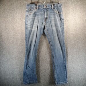 Denizen Levis 233‎ Jeans Men 33x30 Boot Cut Fit Stone Med Wash Riveted Strength